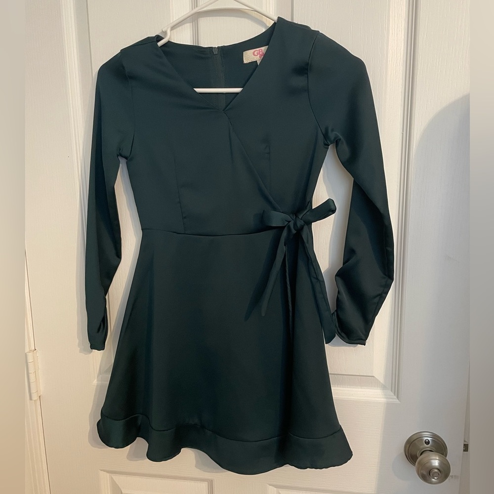 GB girls Green Party Dress size 8